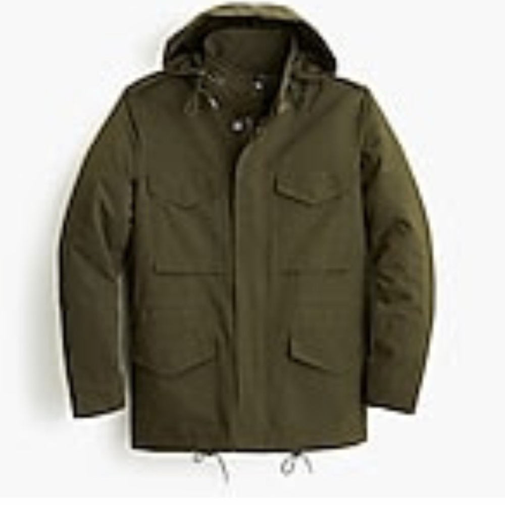 J. Crew Wallace & Barnes Nylon Nylon M-65 jacket Size Small NWT Read Description